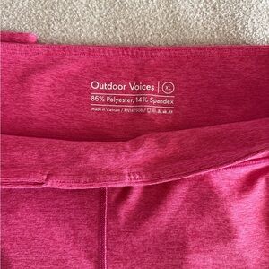 Outdoor Voices Fuchsia Active Leggings
